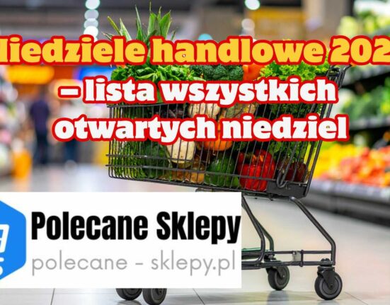 Niedziele handlowe 2026 – lista wszystkich otwartych niedziel