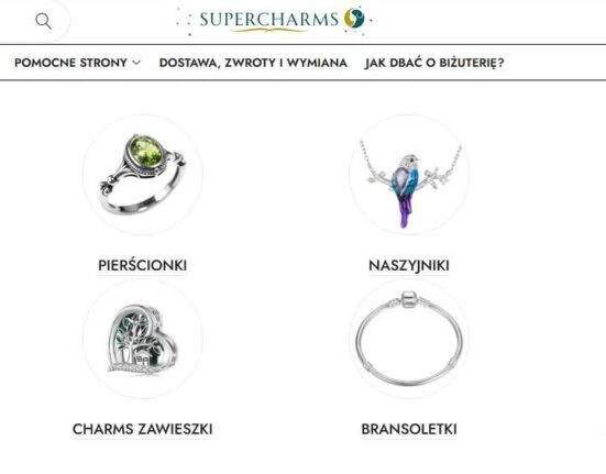 SuperCharms.eu - Biżuteria Srebrna, Zawieszki Charms